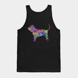 Bloodhound dog watercolor Tank Top